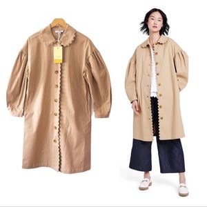 Kika Vargas Tan Trench Coat